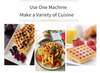 Commercial Double-Head Waffle Maker Oven Electric Belgian Waffle Specialized Snack Bar Non-Stick Coating Household Use US Plug