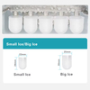 Factory Price Portable Stainless Steel Electric Ice Maker First Ice 8 Minutes 26 Pounds Home Hotel Car Use Bullet Shaped Cube
