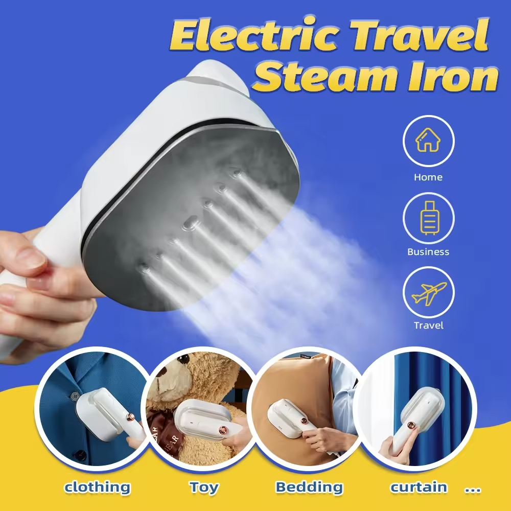 Portable Handheld Multi-Functional Travel Fabric Handheld Iron Portable Clothes Garment Steamer for Travel
