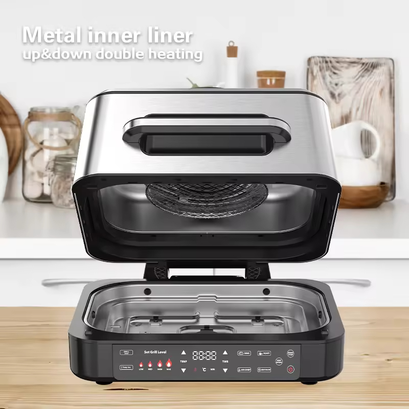 Smart Digital Electric 8L Oil-Free Air Fryer Toaster Oven Multi-Function Grill Fast Cooking Energy Saving Easy Clean Household