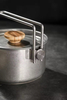 Creative Special Design Portable 800ml Upgrade Quality 1.2L Stainless Steel 304 Handle Foldable Folding Kettle Pot Water Kettles