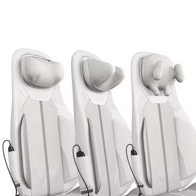 Shiatsu Massage Cushion Back Massager with Heat 3D Deep Tissue Kneading Neck Cushion Massager Vibration