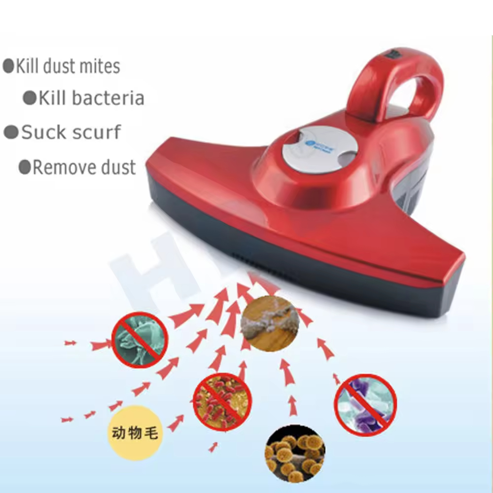 ISO Certified UV Light Bed Cleaner Bagless Vacuum Cleaner CE Certificate Electric Battery Power Source Mite Removal Home Hotel