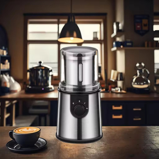 Manufacturer's Hot-Selling 220V Electric Household Grain Grinder Stainless Steel Blade for Coffee Food Supplements Cross-Border