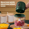 OEM ODM Cordless Food Processor Small Electric Food Chopper Glass Bowl for Meat Vegetable Onions Garlic Meat Chopper Blender