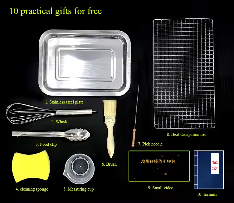 New Multifunctional 220V 110V Egg Puff Waffle Cake Pancake Sandwich Muffin Maker Non-Stick Electric Machine