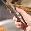 Retro Classic Style Multifunction 28cm Restaurant Hotel Stainless Steel 304 Oil Filter Hole Serving Bread Baking Tongs Clip