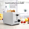 2 Slice Stainless Steel Bread Sandwich Bread Toaster for the Home