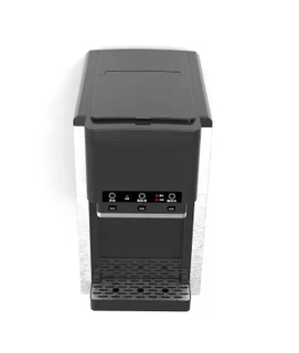 Stainless Steel+ABS Ice Maker Machine 25kg Commercial Cube Ice Machine Portable Ice Maker