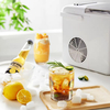 70pcs Ice Cube Large Capacity Electric Ice Makers 12kg Compact Countertop Ice Cube Maker Ice Machine.