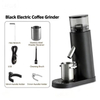 Electric Coffee Bean Grinder Dosing Cup Conical Burr LED Display Anti-Static Design Compact Quiet Household Espresso Grinder