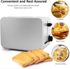 2 Slice Stainless Steel Bread Sandwich Bread Toaster for the Home