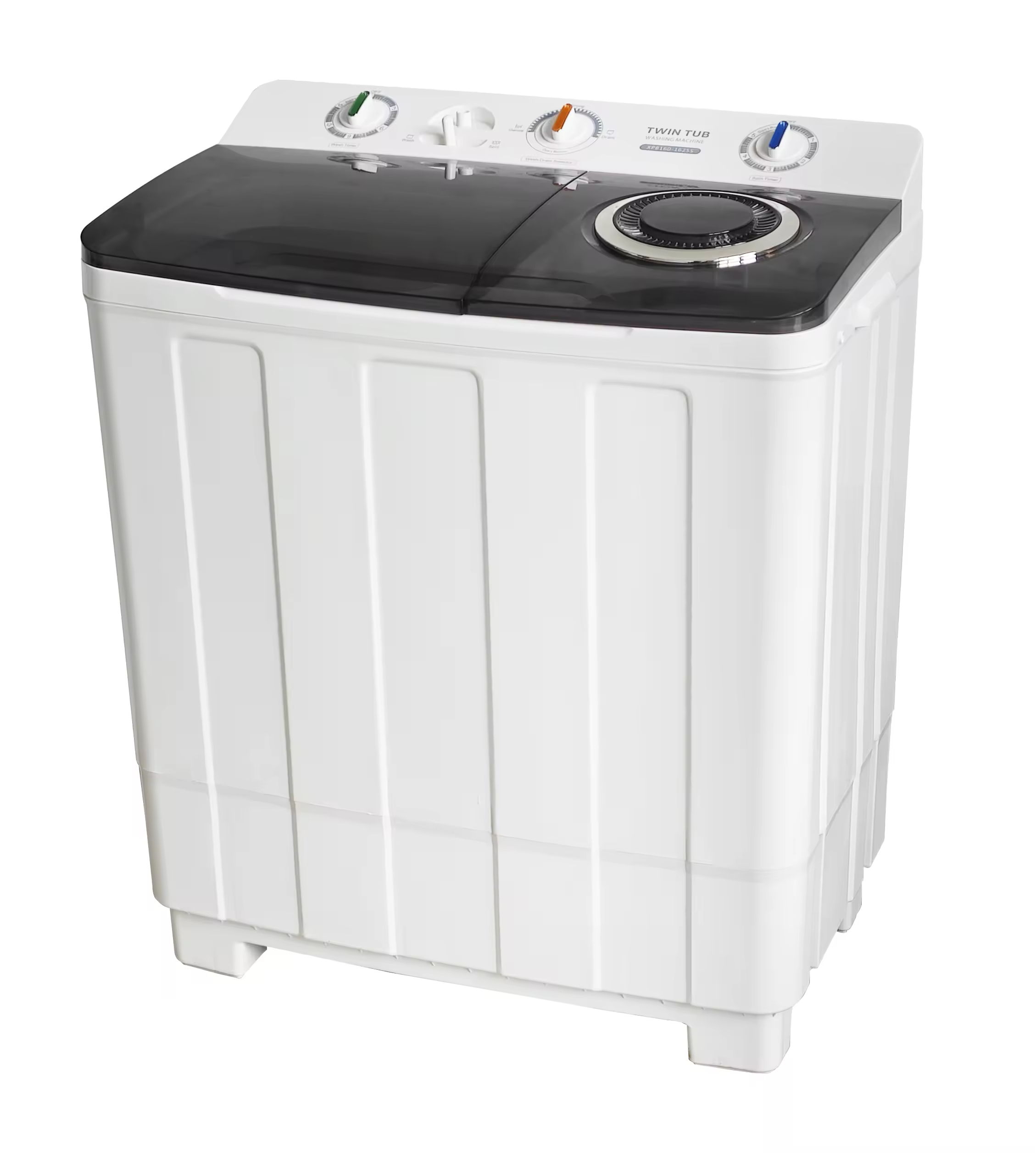 Black TwinTub Semi Auto Washing Mchines Twin Tub Washing Machine 20kg Top Load