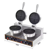 Commercial Double-Head Waffle Maker Oven Electric Belgian Waffle Specialized Snack Bar Non-Stick Coating Household Use US Plug