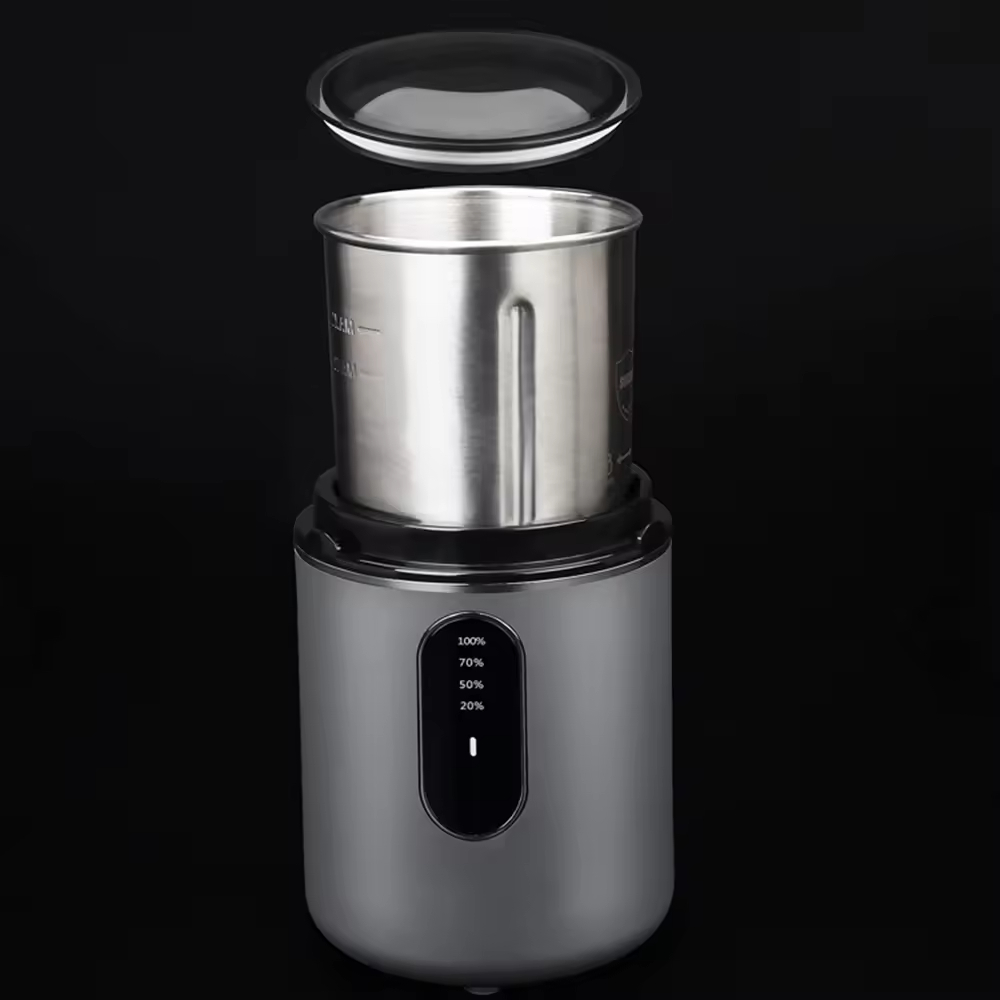 New Mini Portable OEM ODM Coffee Grinder USB Rechargeable Electric Coffee Grinder Cordless Blender Grinder for Coffee Beans