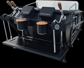 Dual Boilers Commercial Coffee Machine 4500W | LED Touch Screen with Custom Pressure 
