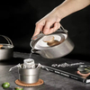 Creative Special Design Portable 800ml Upgrade Quality 1.2L Stainless Steel 304 Handle Foldable Folding Kettle Pot Water Kettles
