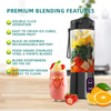 24 Oz 6000mah Shakes Automatic + New Pulse Function Type Juice Cup Rechargeable Portable Blender