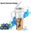 Portable Blender for Shakes and Smoothies 16 Oz Rechargeable Type-C Personal Blender Mini Blender with Ultra Sharp