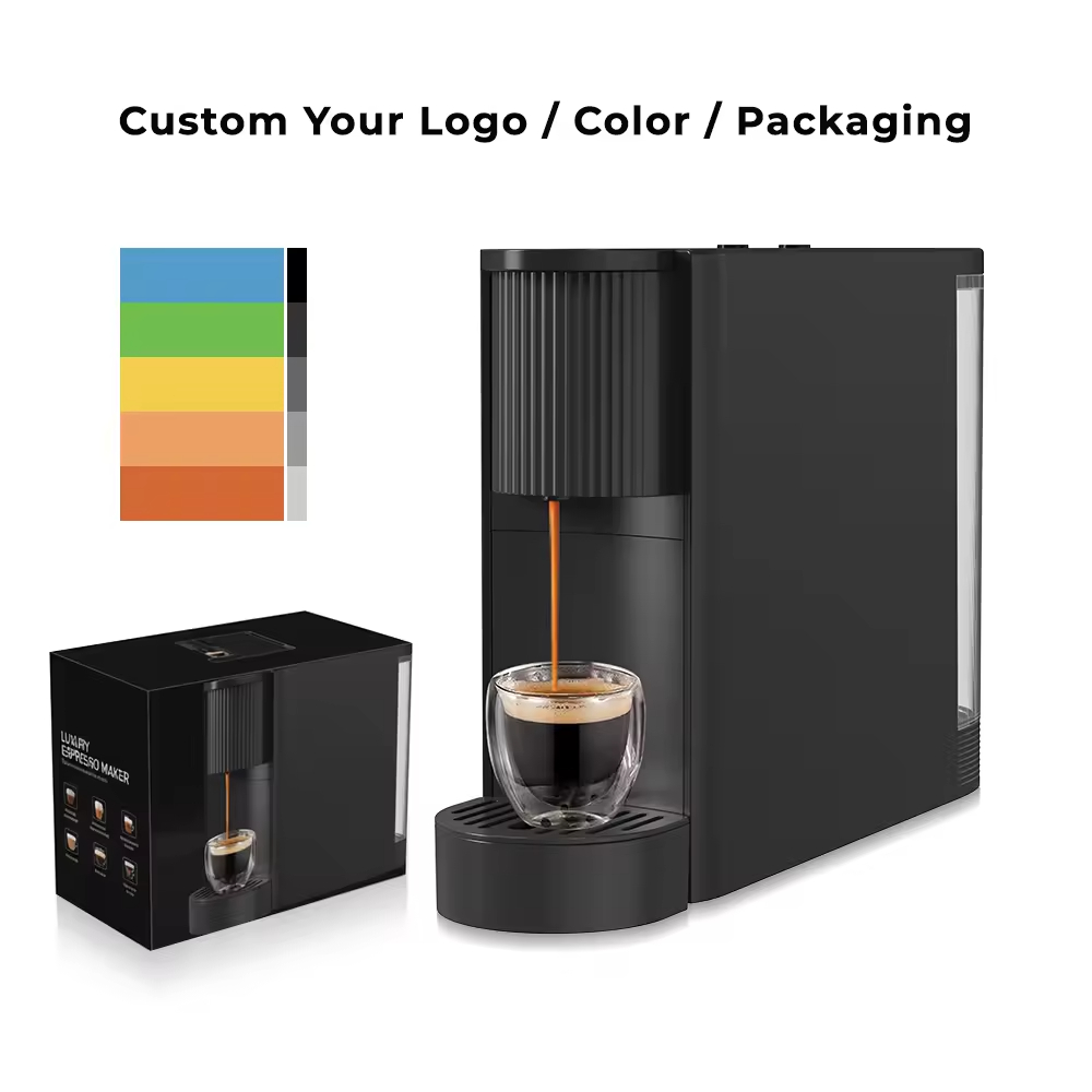 Electric Household Stainless Steel &amp Plastic Capsule Coffee Maker For Hotels