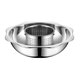 On Sales Promotion Gift Good Price Sun Shape Stainless Steel 0.8mm Family Shabu Shabu Hot Pot Soup Casserole Cooking Hotpot