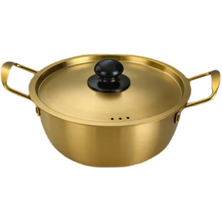 Korean Style Stainless Steel Family Milk Ramen Instant Noodle Small Boiling Soup Hot Pot for Induction Cooker Cooking