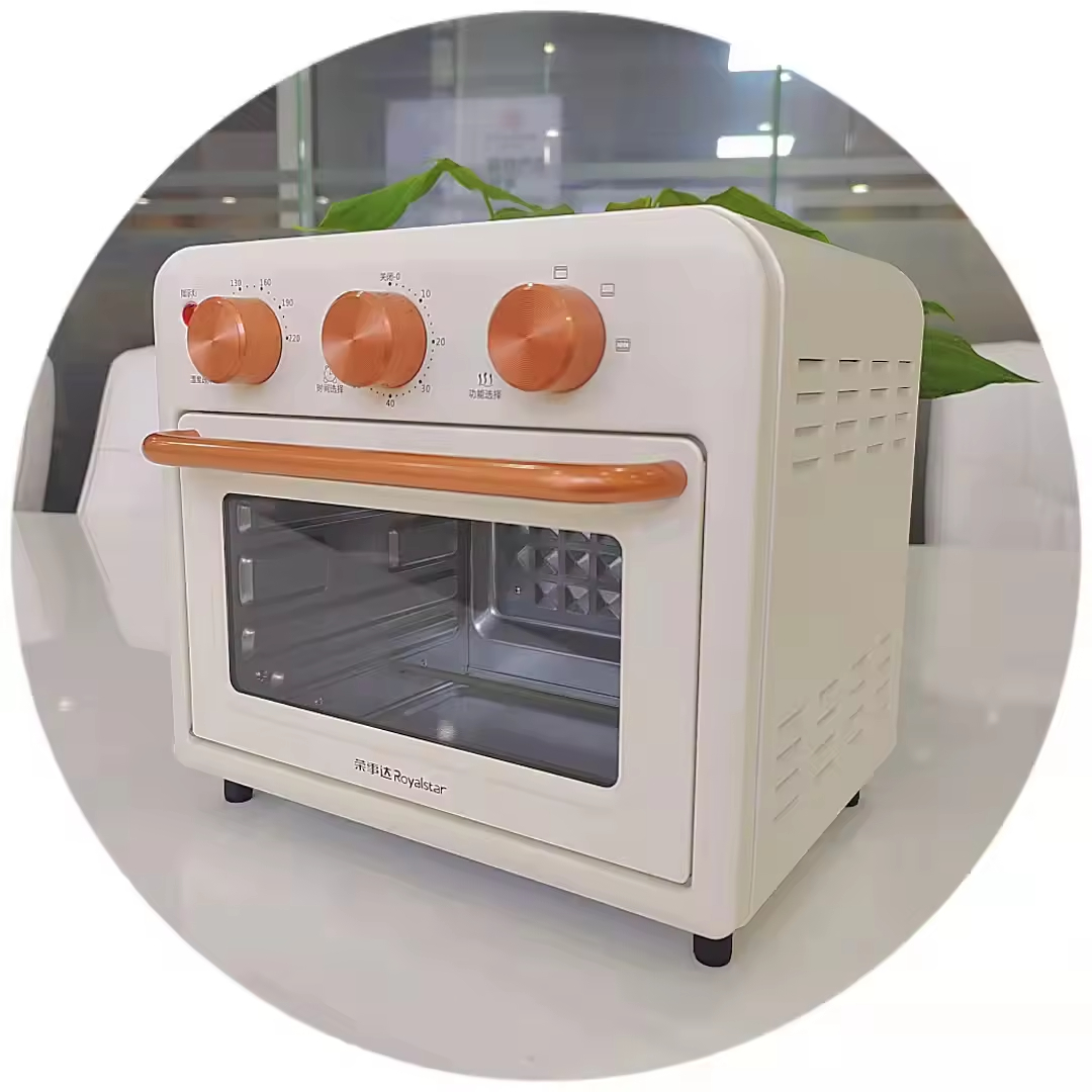 Multifunctional Electric 15-Litre Convection Countertop Oven Air Fryer Stainless Steel 1500W Household Hotel Use Overheat