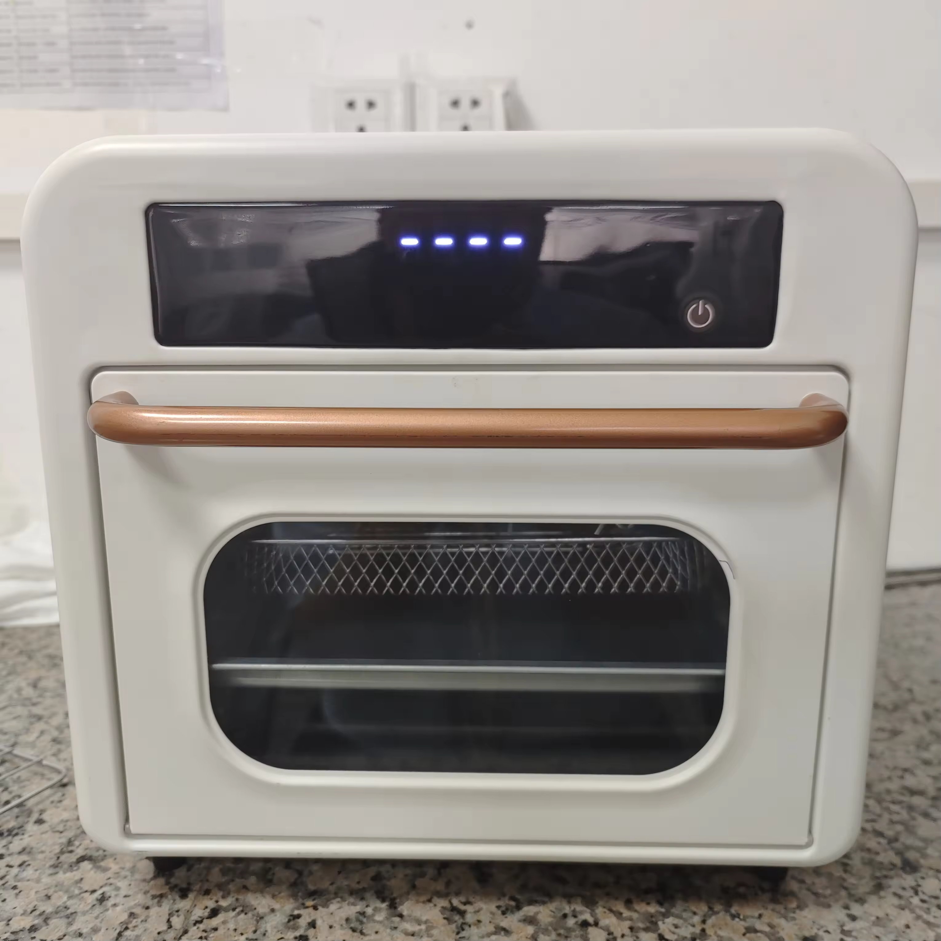 Electric Countertop Oven Digital Display Toaster Convection Features Programmable Overheat Protection 11-20L Capacity 1300W