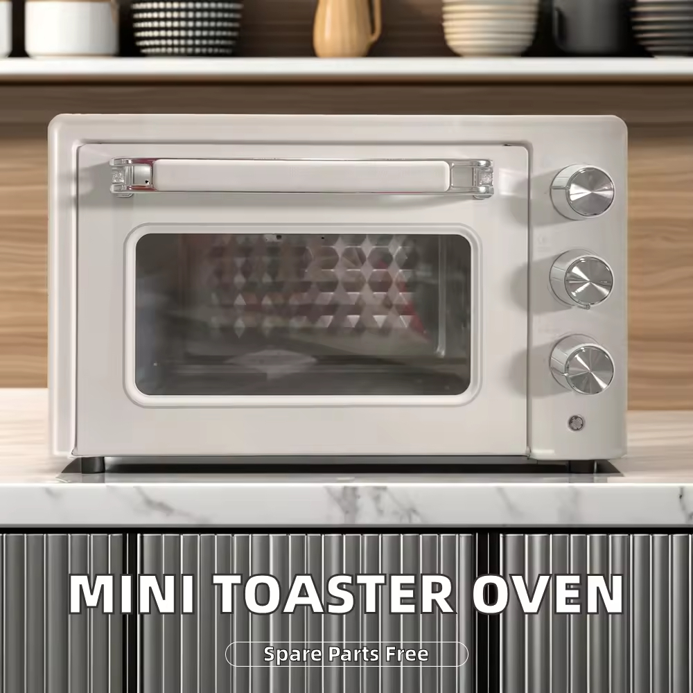 Factory Direct 21-30 Liter Electric Convection Oven Overheat Protection Adjustable Thermostat for Household Outdoor Use 