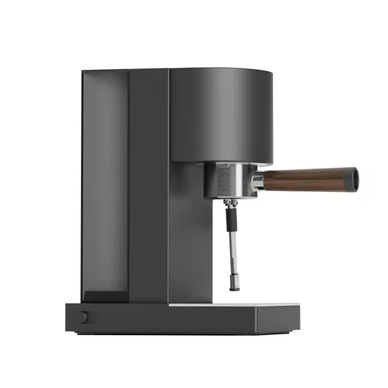 Espresso Plastic Coffee Makers Machine Cappuccino Machine with Piezometer and Pressure Gage and Milk Steamer 1.5L