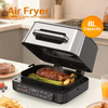 Smart Digital Electric 8L Oil-Free Air Fryer Toaster Oven Multi-Function Grill Fast Cooking Energy Saving Easy Clean Household