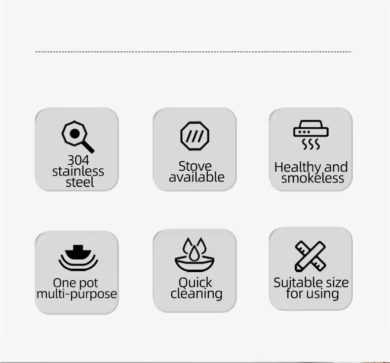 Custom Multi Layer Thicken Great Quality Family Large 32 34cm Stainless Steel Induction Nonstick Stir Frying Wok Pan Cooker