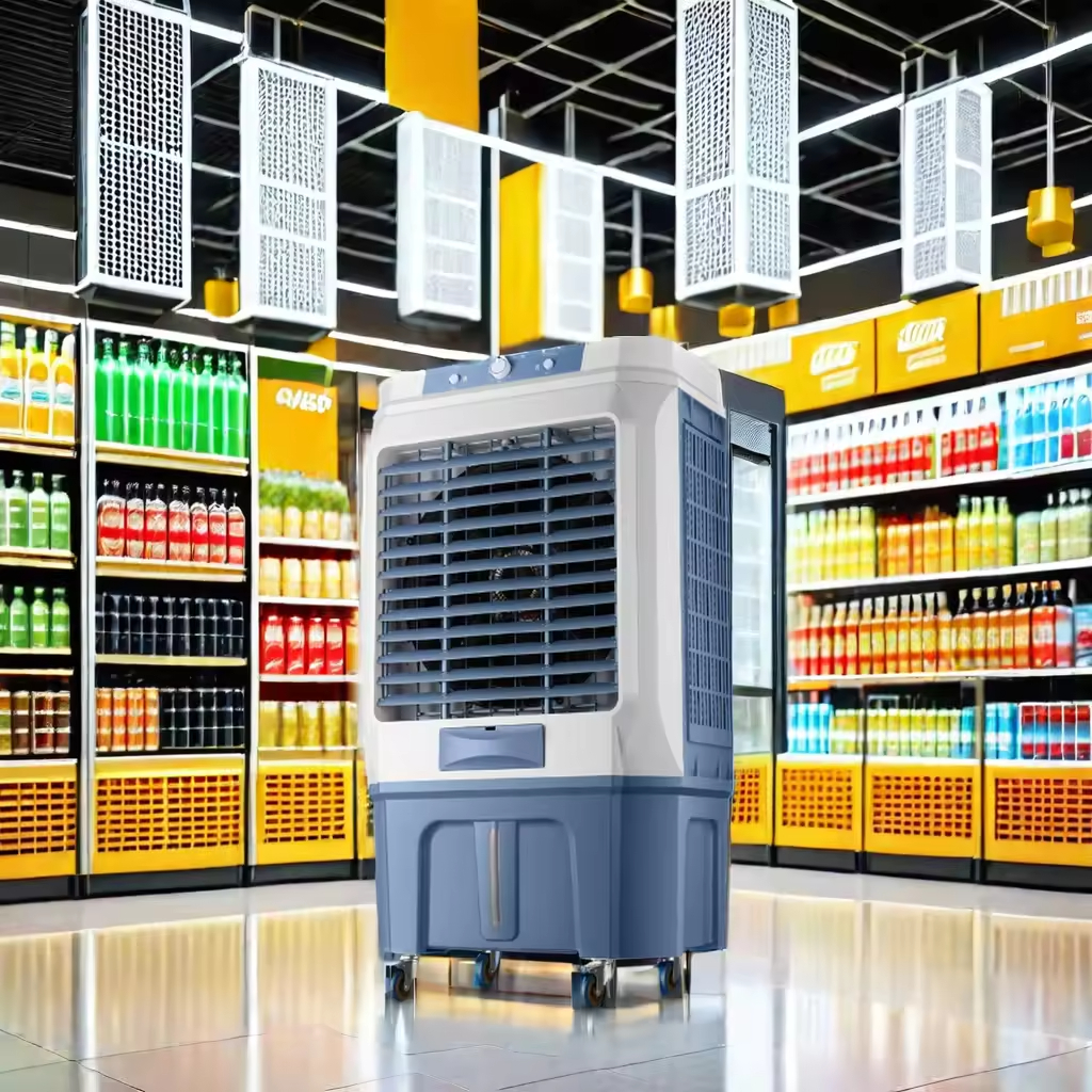 Industrial Cooling Fan Fast Cooling Outdoor Household Hotel Use Three-Sided Air Intake Output Large-Capacity Water Tank