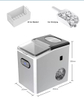 Ice cube machine 20-25kgs Home countertop ice Making Stainless Steel Ice Maker