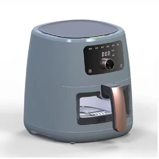  HOT SALE Multifunctional Stainless Steel Digital Oil-Free Air Frying Household 220V 1300W 6L Electric Air Grill Fryer