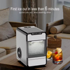 Portable Electric Ice Maker Hot Homeuse Small Cube Machine for Household Car and Hotel Countertop Style